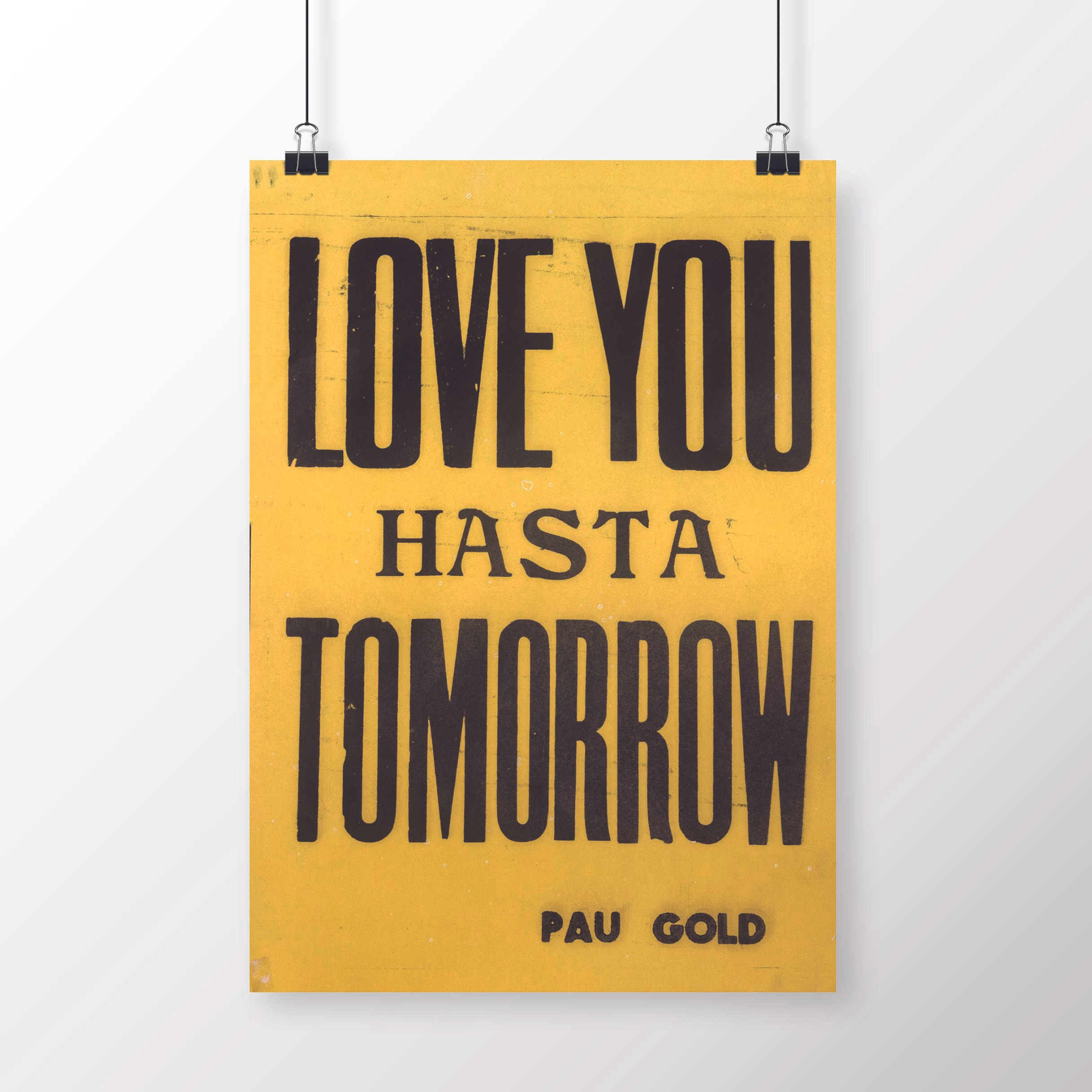 Love You Hasta Tomorrow