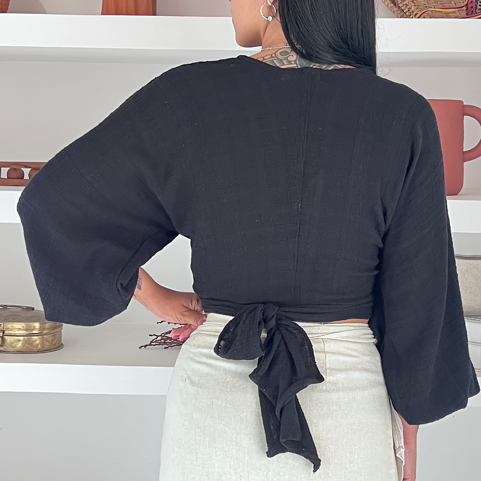 Miniatura: Blusa transpasse