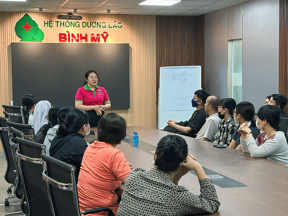 Tham quan thực tế tại viện dưỡng lão Bình Mỹ