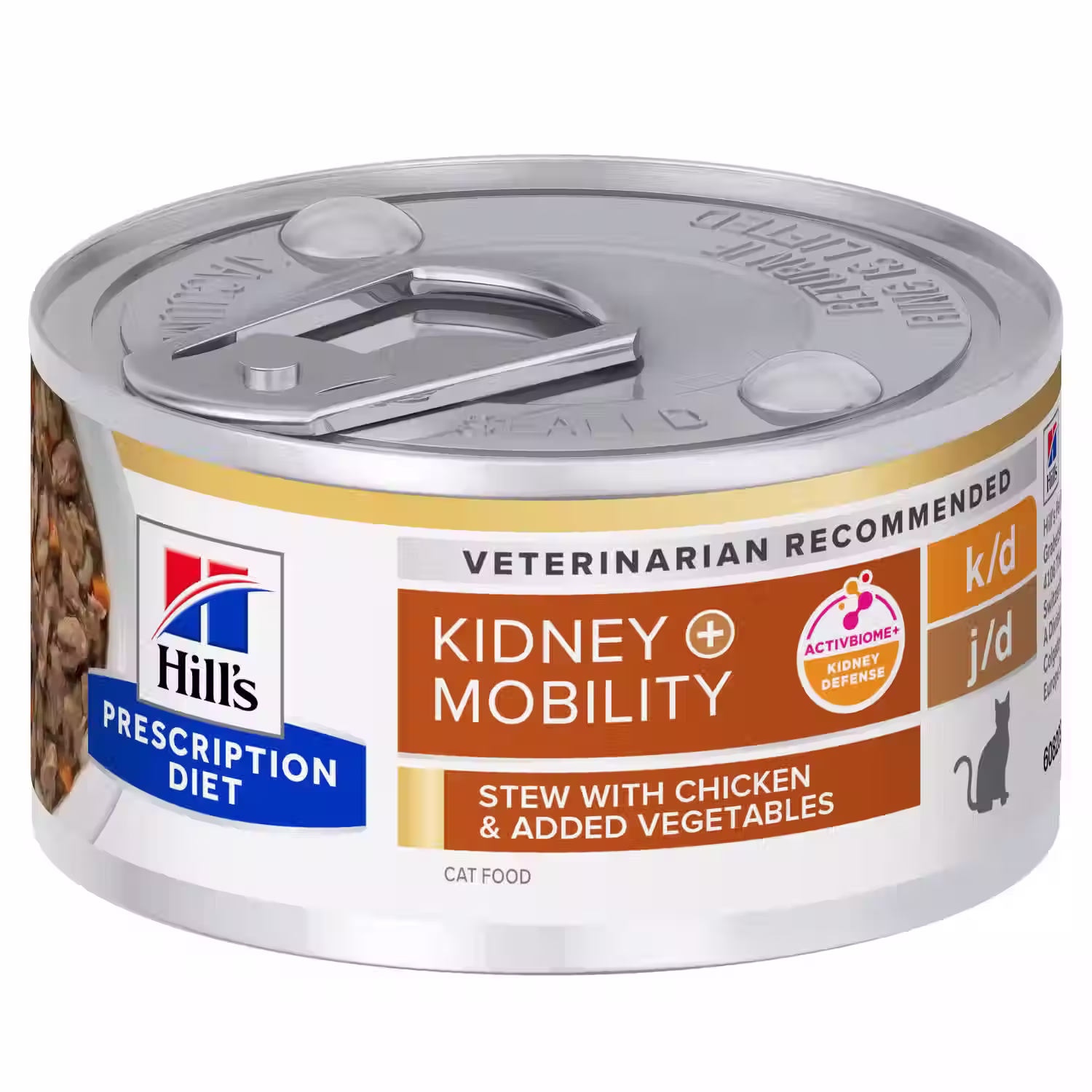 Boite k/d Kidney + Mobility - Mijoté pour Chat - au Poulet et Légumes