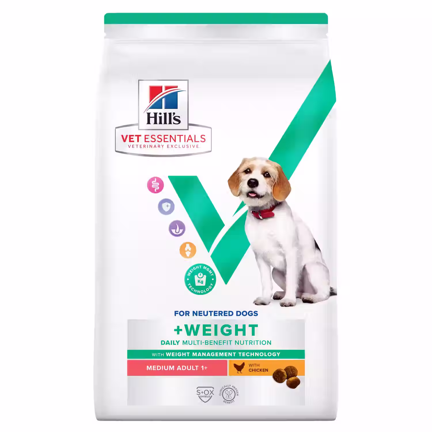 Croquettes Multi-Benefit +Weight - Chien Adulte - Moyenne Race