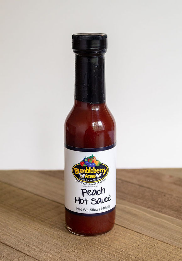 Blackberry Farmstead Peach Hot Sauce bottle