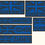 Thumbnail: Royal Blue Union Flag ID Name Tape Various Sizes