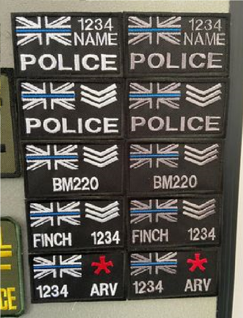 Thumbnail: Various Police Rank/Unit Patches