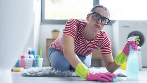 Heavy grease buildup on kitchen surfaces cleaned with Groutastic Super Duty Cleaner