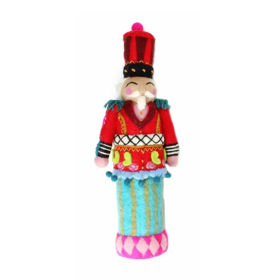 Whimsical tree topper details