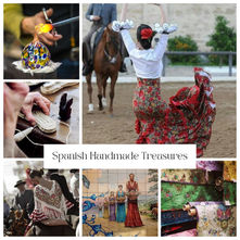 Collage of Spanish Handmade Objects