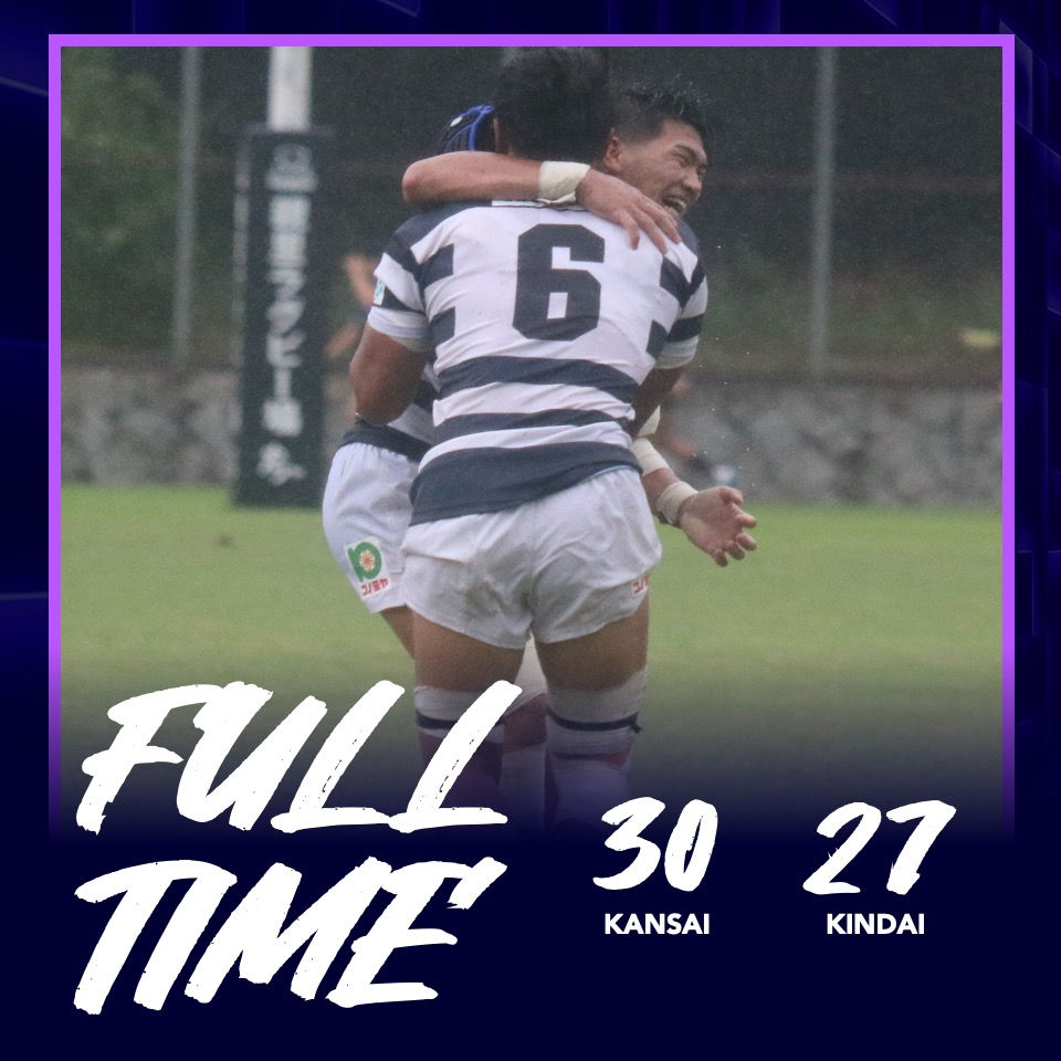 2025ムロオ関西大学ラグビーAリーグ第3節近畿大学戦