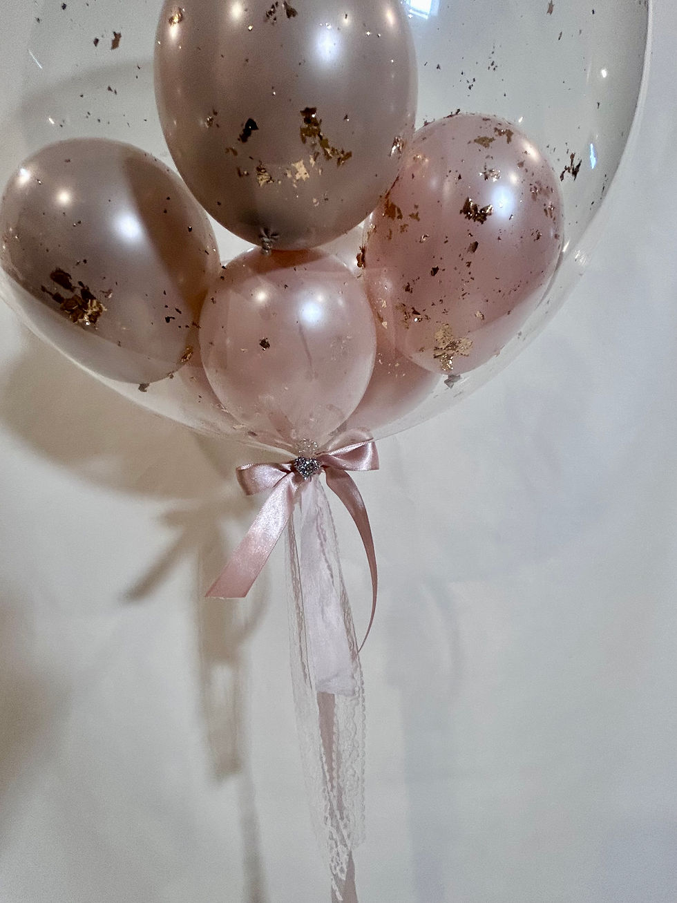 Thumbnail: Luxury Personalized Prom Gumball Glass Bubble - Luxury Helium Balloon 