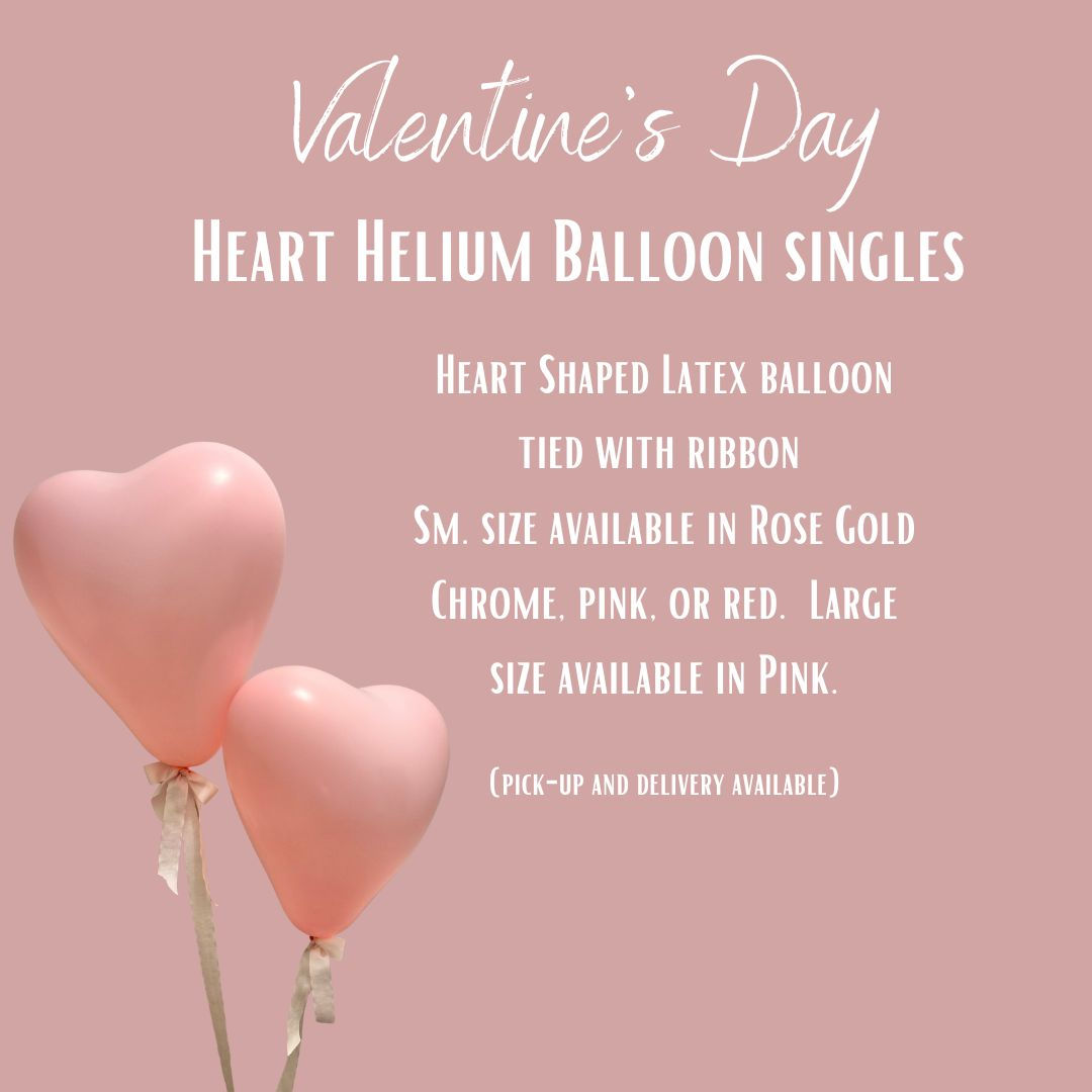 Heart Helium Balloons