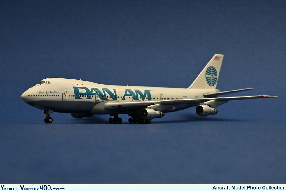 The History of the 1:400 747-100 in 5 Models