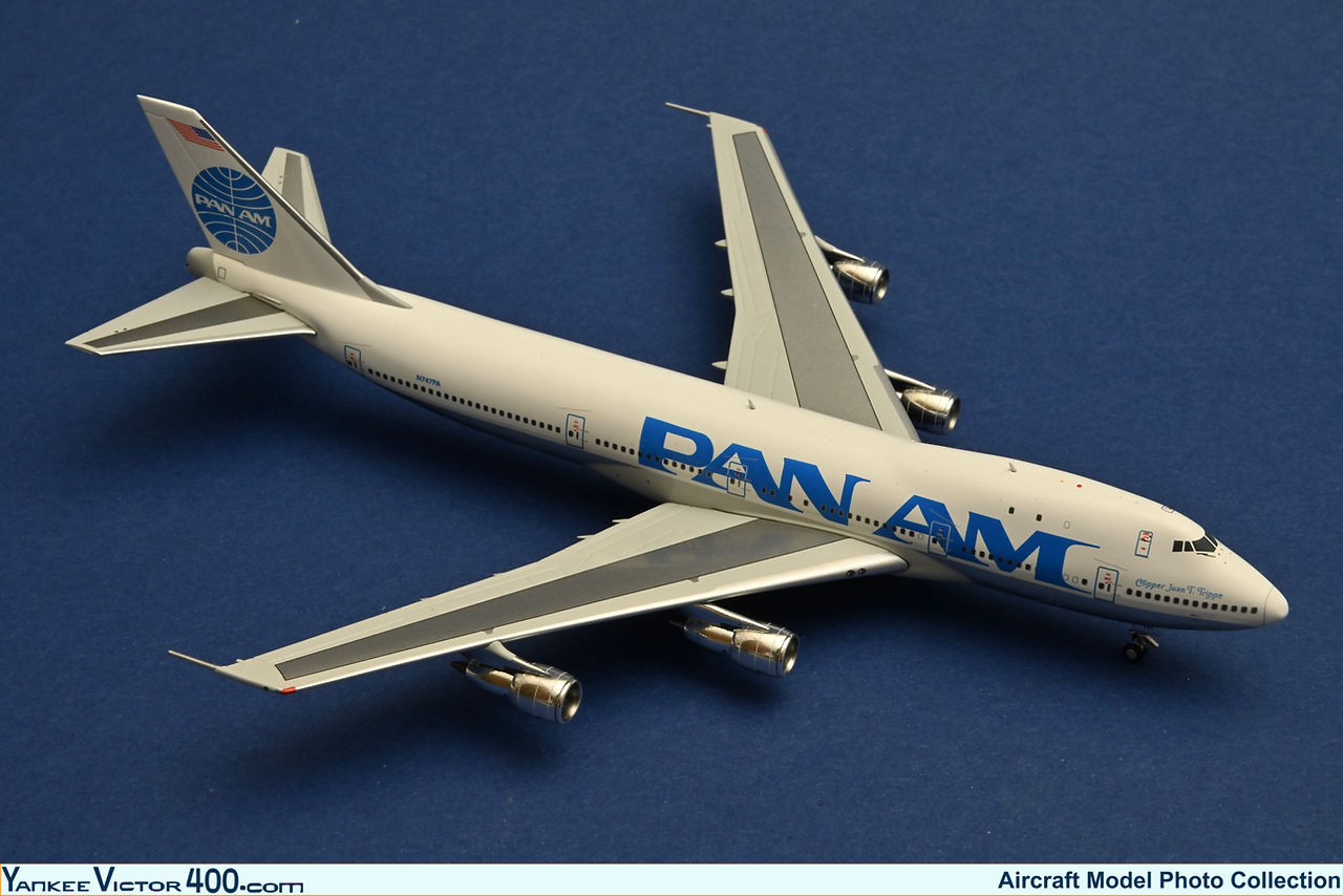 Pan Am 747-121 (SCD) N747PA "Clipper Juan T. Trippe" HX Model 1:400