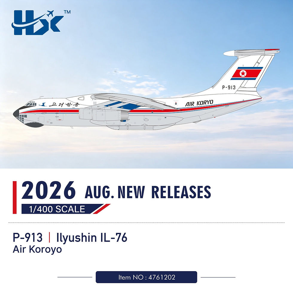 Pre Order - Air Koroyo IL76TD P-913 HX Model 1/400