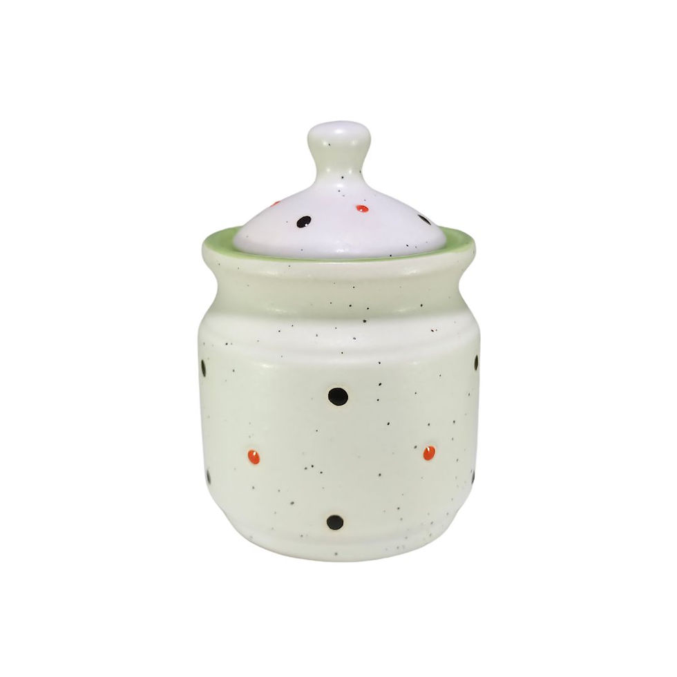 White Cylindrical Mini Jar With Colour Dot 1.jpg