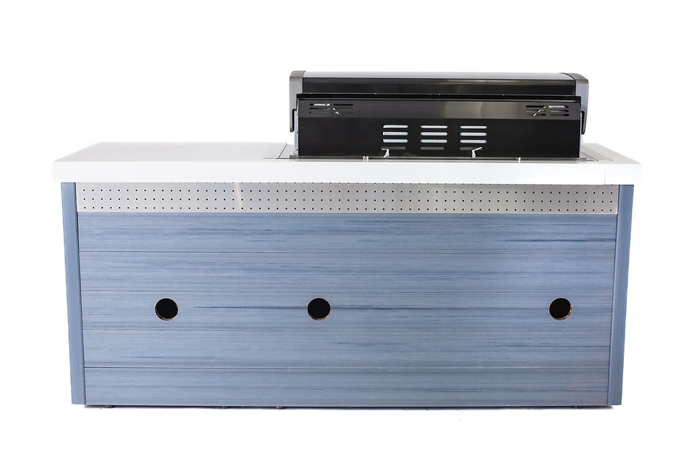 Thumbnail: 6-Burner Art-wood Series Black Stainless Steel