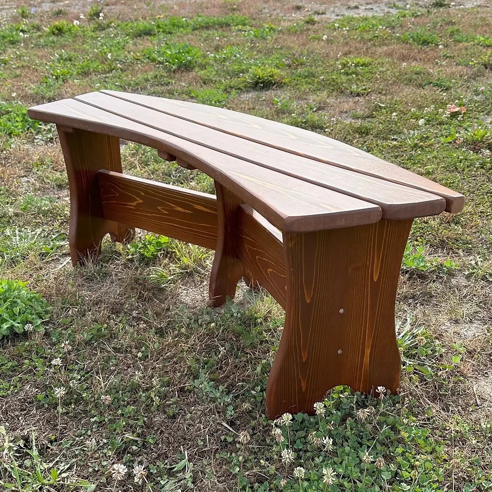 Curved Bench