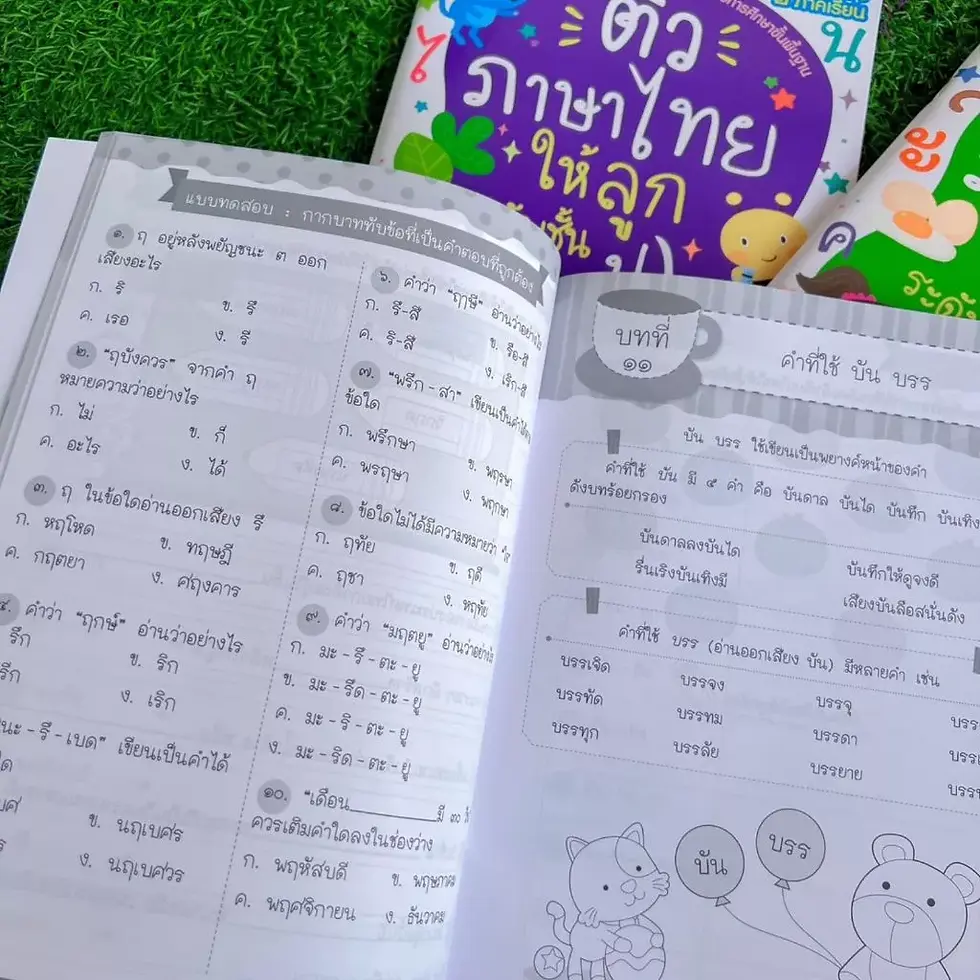 ภาพขนาดย่อ: ติวภาษาไทยให้ลูก ระดับ ป.1-3 แบบฝึกหัดเตรียมความพร้อมสำหรับลูก (ซื้อแยกเล่มได้)
