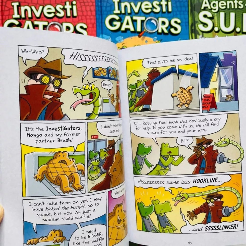ภาพขนาดย่อ: การ์ตูนภาษาอังกฤษ Investigators 11 เล่ม Comic Book --  หนังสือการ์ตูนเด็กแนวนักส