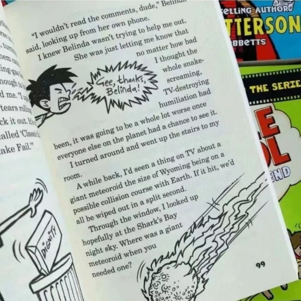 ภาพขนาดย่อ: การ์ตูนภาษาอังกฤษ Middle School Story 10 Books