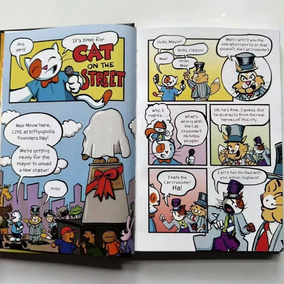 ภาพขนาดย่อ: การ์ตูนภาษาอังกฤษ Max Meow Comic 5 เล่ม
