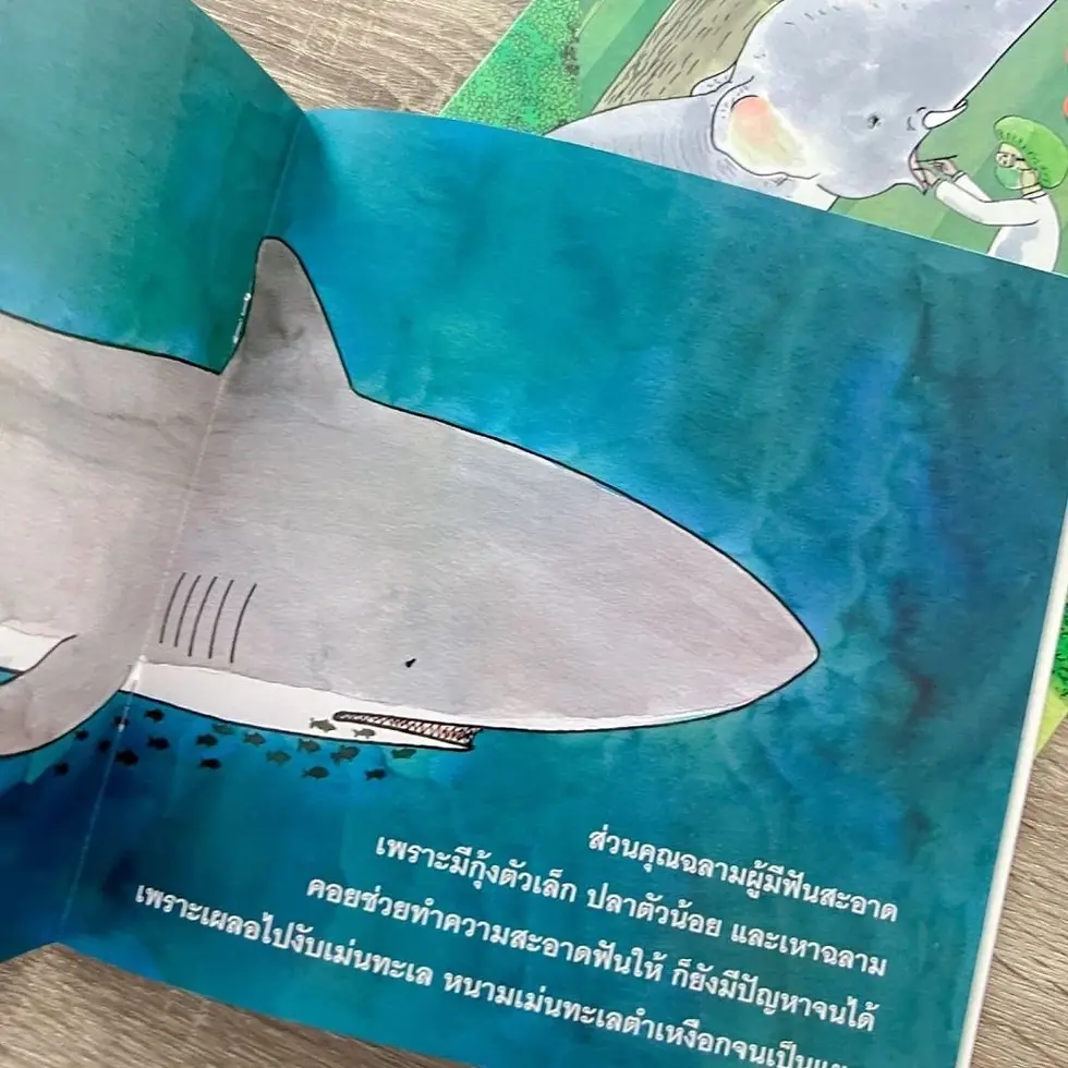 ภาพขนาดย่อ: คลินิกหมอฟันริมเขา -- คลินิกหมอฟันริมทะเล นิทานสำหรับเด็ก นิทาน EF