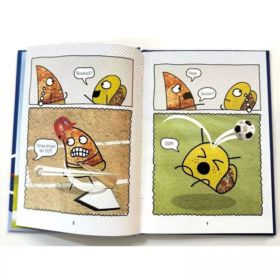 ภาพขนาดย่อ: การ์ตูนภาษาอังกฤษ Pizza and Taco 8 เล่ม