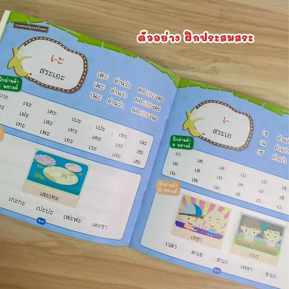 ภาพขนาดย่อ: แบบฝึกอ่านภาษาไทย 3 เล่ม (ซื้อแยกเล่มได้) ปูพื้นฐานภาษาไทยสำหรับน้อง ๆ ปฐมวัย