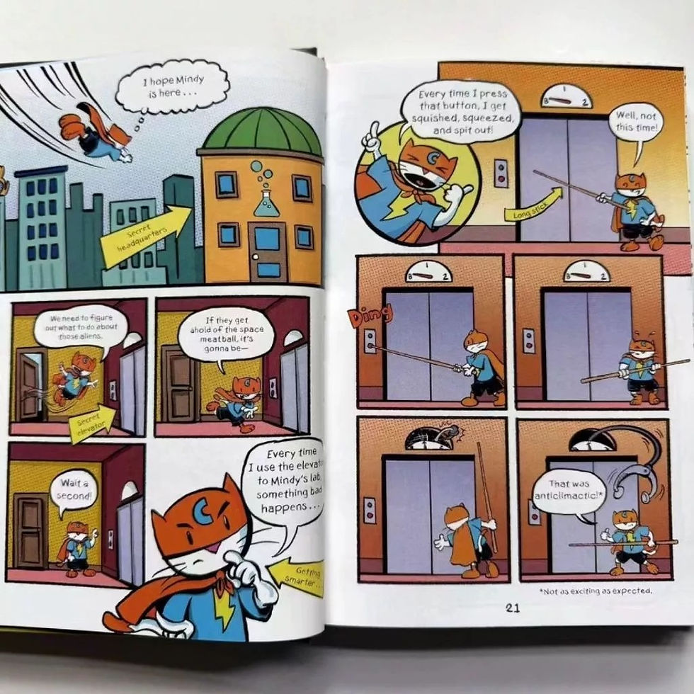 ภาพขนาดย่อ: การ์ตูนภาษาอังกฤษ Max Meow Comic 5 เล่ม