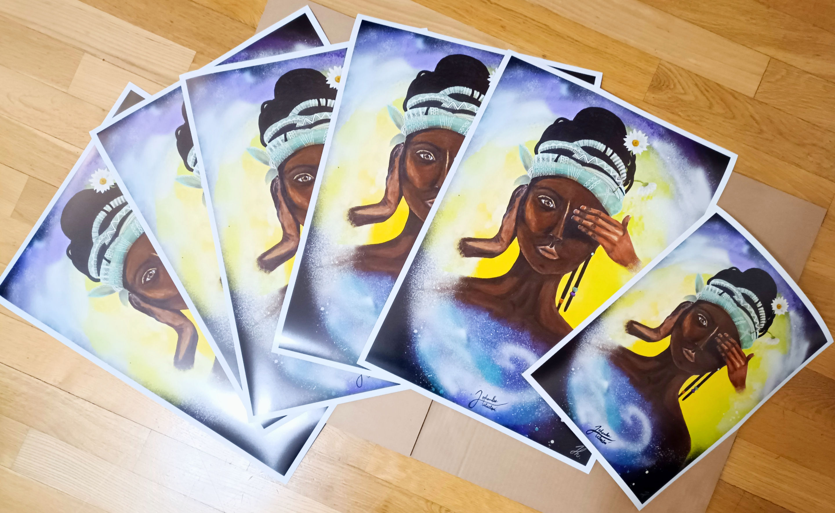 Autorský tisk originálu "Volání vesmíru"