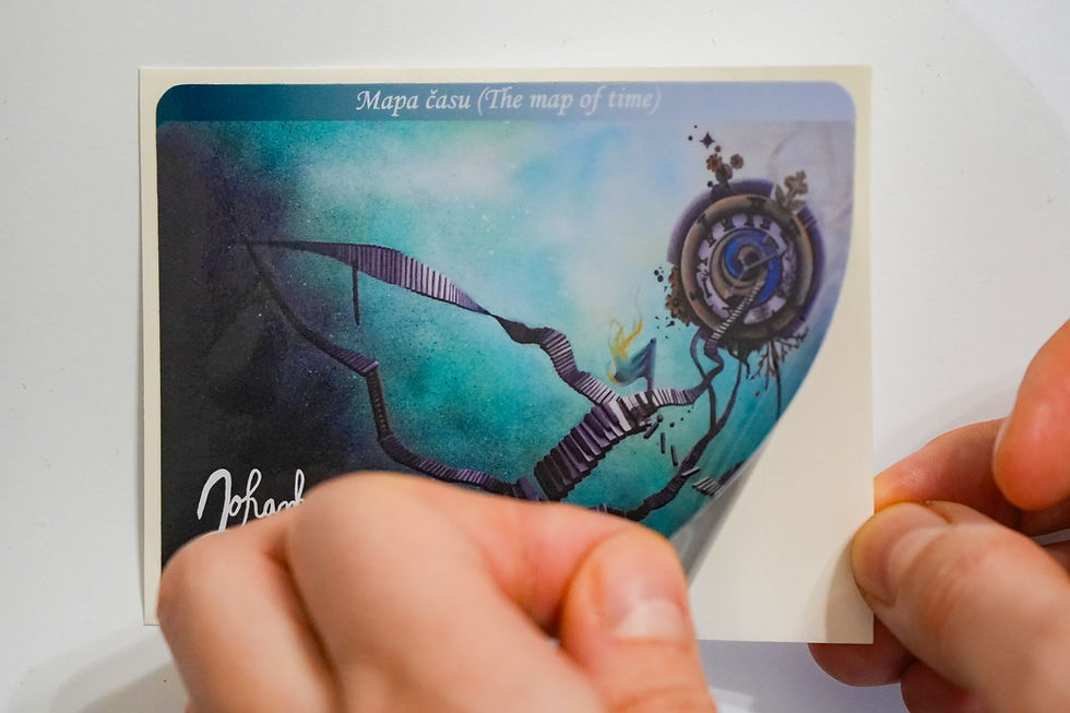 Thumbnail: Map of time - Sticker