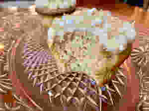 Cupcake with a bite missing