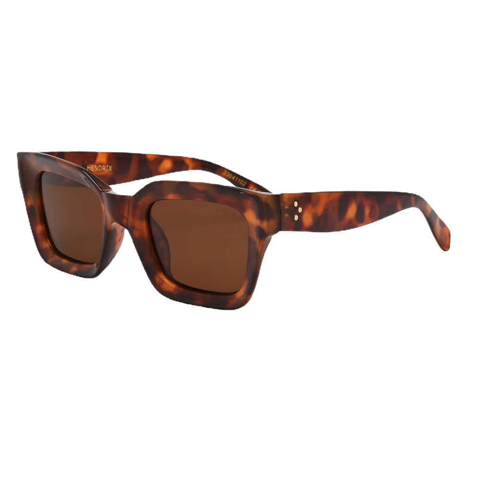 I-Sea Sunglasses Hendrix -Tort/Brown Side