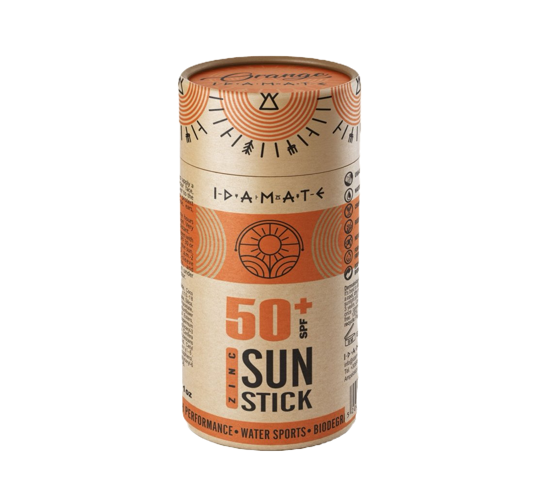Idamate Sunstick SPF 50+ Orange Front