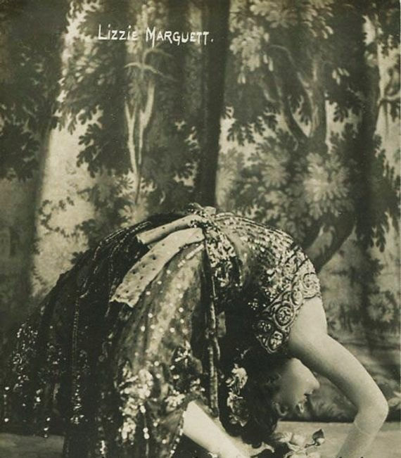 Lizzie Marguett, acrobata, 1910 (dal web)