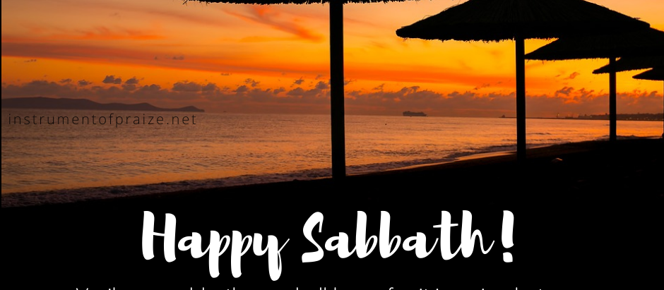 Happy Sabbath