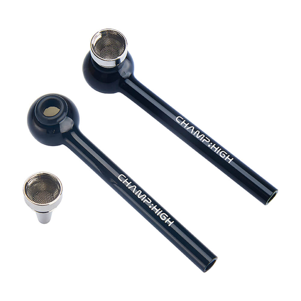 Champ High Pipa in Vetro Nero Pool