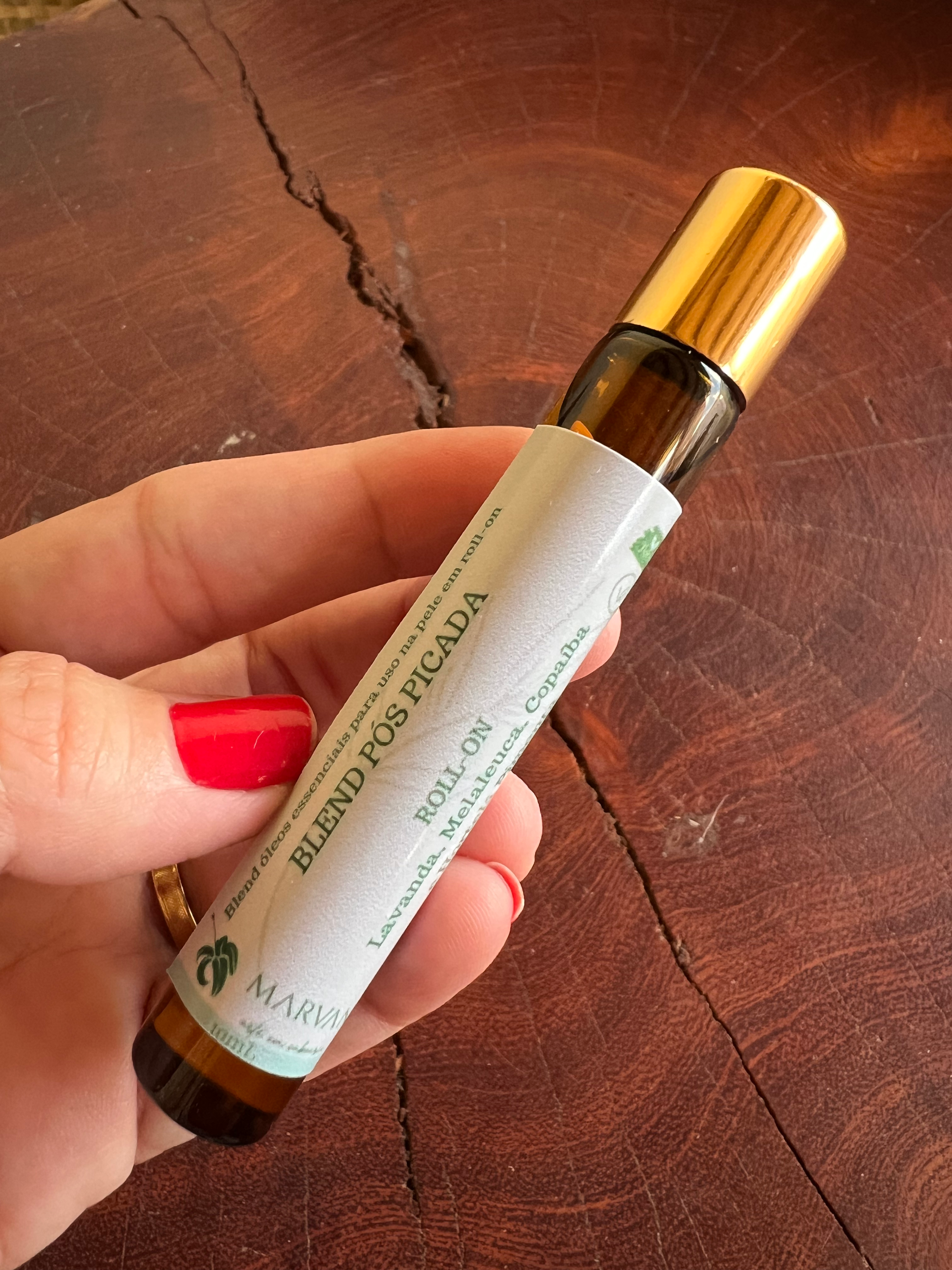 Blend Pós picada - Lavanda, Melaleuca, Copaíba e Hortelã Pimenta (Roll-on)