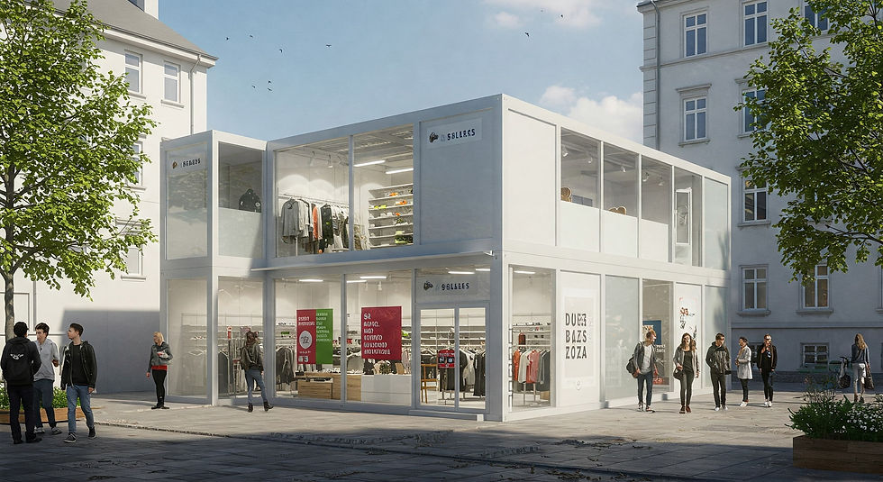 Retail Modular construction from CSHQA