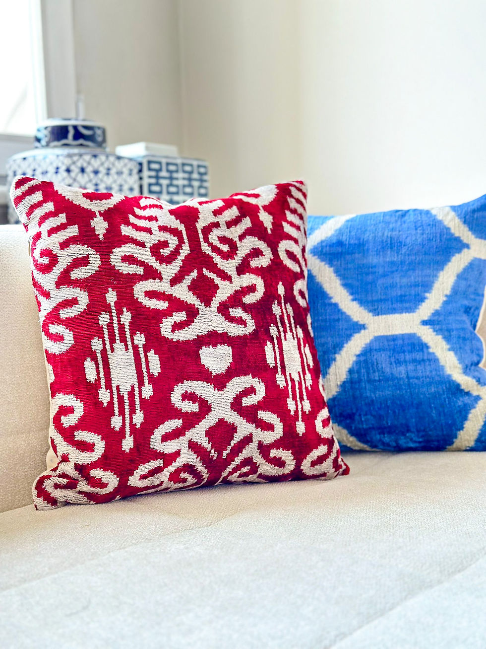 Thumbnail: Silk Red Pillow Case