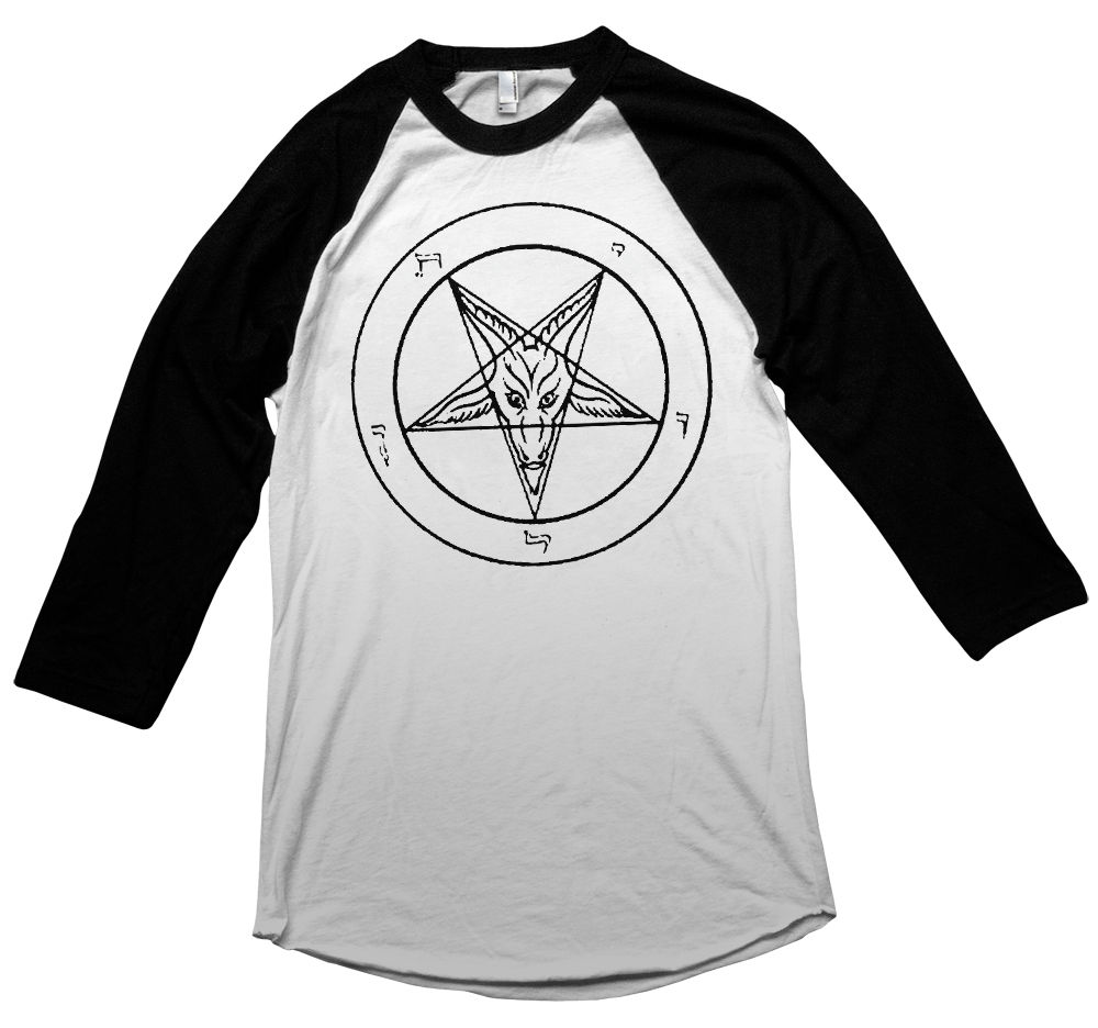 Pentagram / Baphomet Baseball Shirt