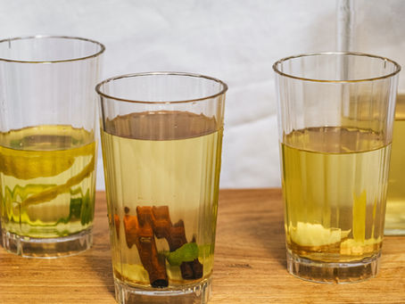 Infusão drenante de hortelã 