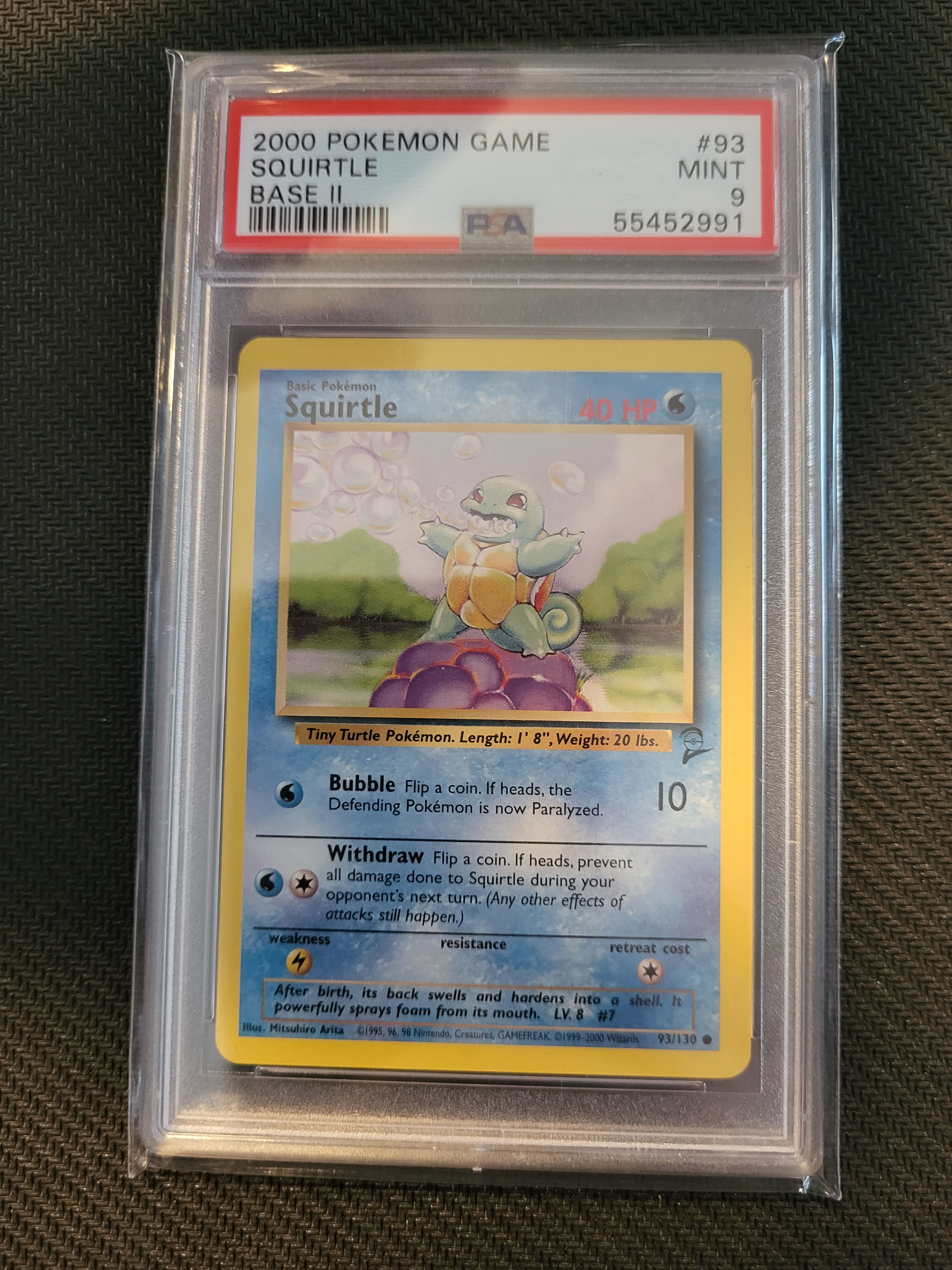 Base2 Squirtle PSA9