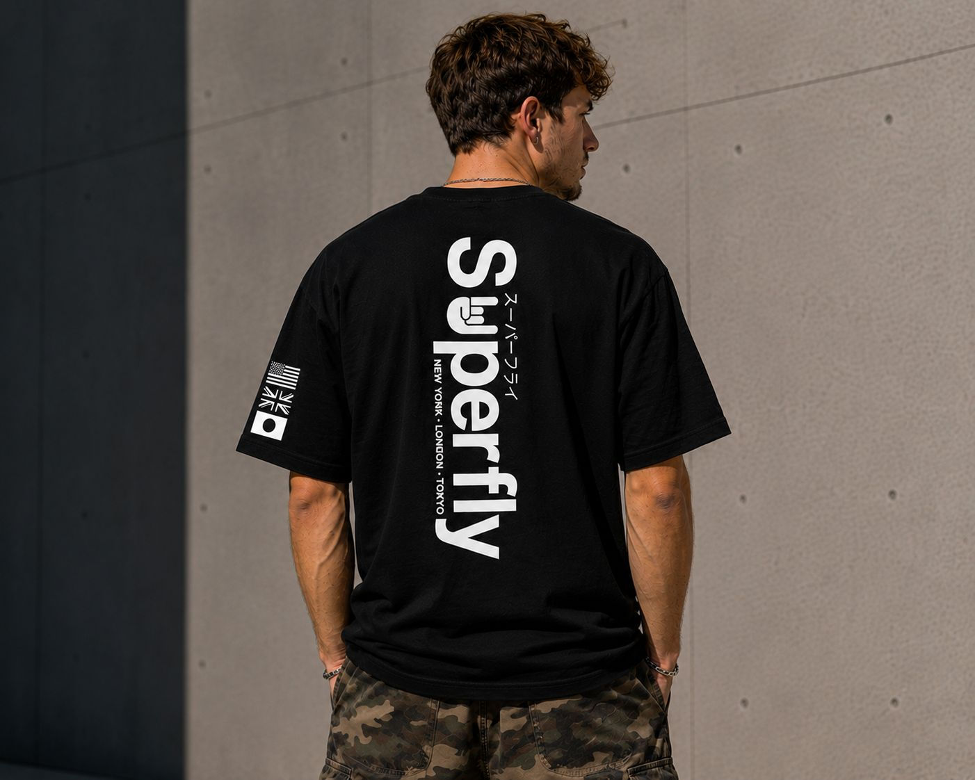 Superfly Crewneck T-Shirt BLK