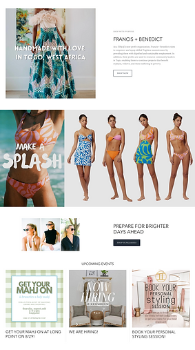 Original homepage body