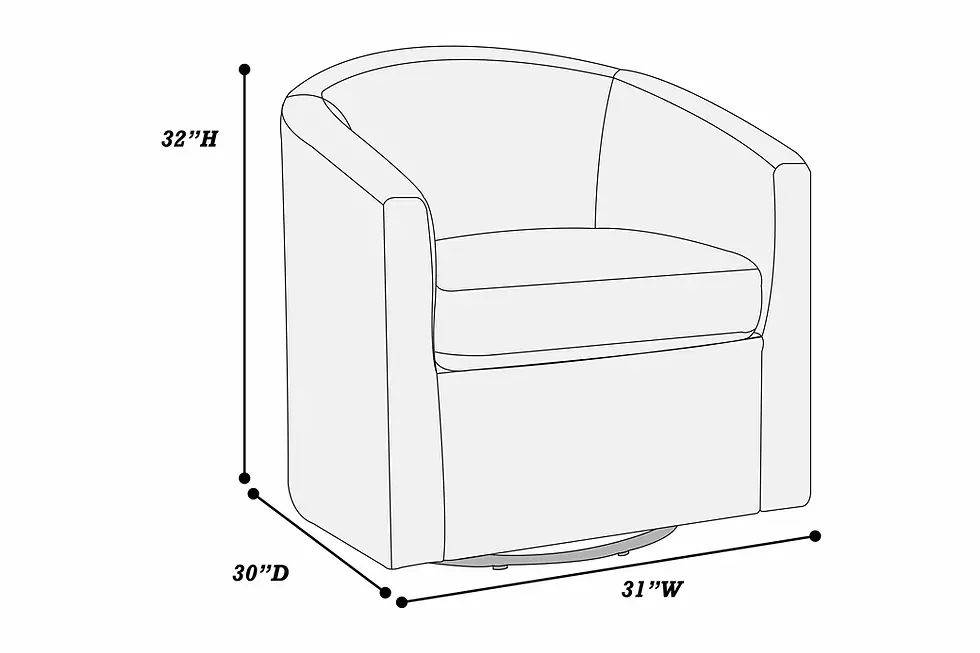 Thumbnail: F1951 Swivel Chair