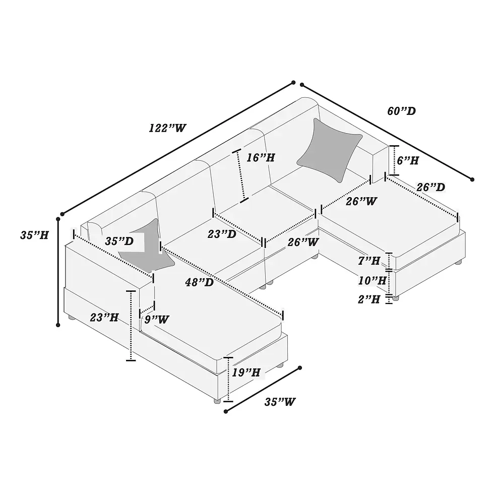 Thumbnail: F8449 2pc Sectional Sofa Set