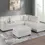 Thumbnail: F8477 3-Piece Reversible Sectional Set W/ Ottoman