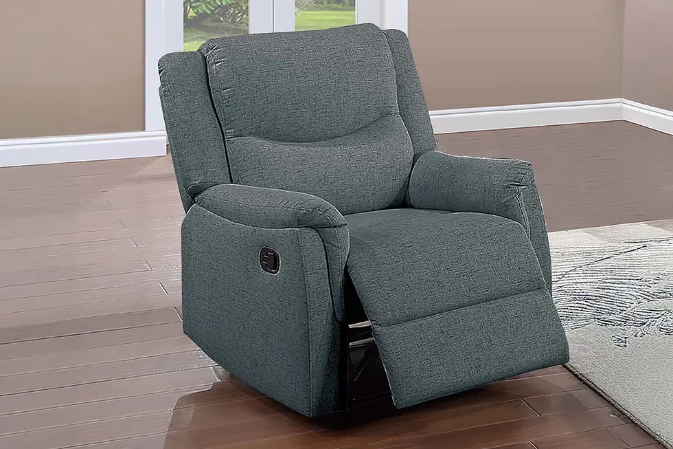 Thumbnail: Dark Gray Motion Sofa & Loveseat