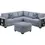 Thumbnail: F8495 4-Piece Sectional Set W/ Ottoman