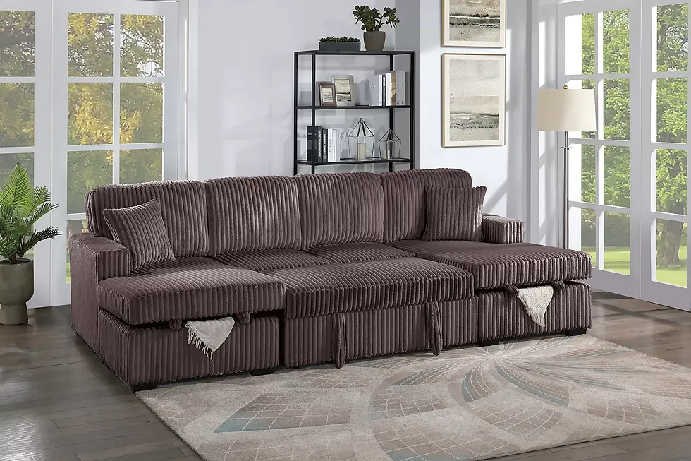 Thumbnail: F8578 3-Piece Convertible Sectional